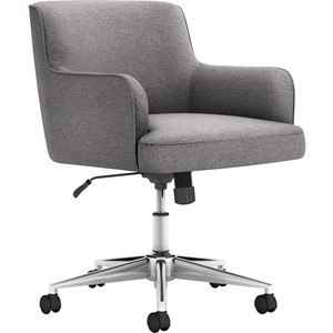 HON Matter Chair - Fabric Back Material - 5-star Base - Light Gray Product Image 