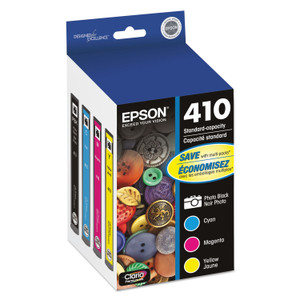 Epson T410520-S (410) Ink, Black; Cyan; Magenta; Yellow View Product Image