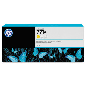 HP 771, (B6Y18A) Yellow Original Ink Cartridge View Product Image