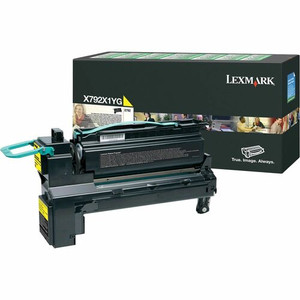 Lexmark X792X1YG Original Laser Toner Cartridge - Yellow - 1 Each Product Image 