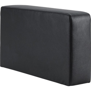 Lorell Contemporary Reception Collection Sofa Seat Armrest - Black - Polyurethane Product Image 