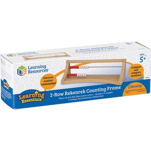 Learning Resources 2 Row Rekenrek Counting Frame - Learning Toy - 5 Year & Up Product Image 