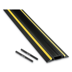 D-Line Medium-Duty Floor Cable Cover, 3.25" Wide x 30 ft Long, Black (DLNFC83H9M) View Product Image