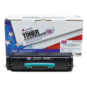 AbilityOne - Toner Cartridge, Remanufactured, Lexmark E360/E460/E462 Series - (7510-01-641-9545) (7510016419545) Product Image 