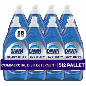 Dawn Manual Pot/Pan Detergent - 38 fl oz (1.2 quart) - Heavy Duty - Blue Product Image 