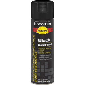 Rust-Oleum High Performance Enamel Spray Paint - Aerosol - Gloss - Black - 15 fl oz Product Image 