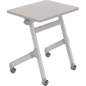 Safco Learn Nesting Rectangle Desk - Gray Rectangle, Laminated Top - Four Leg Base - 4 Legs - 200 lb Capacity - 28" Table Top Width x 22.25" Table Top Depth Product Image 