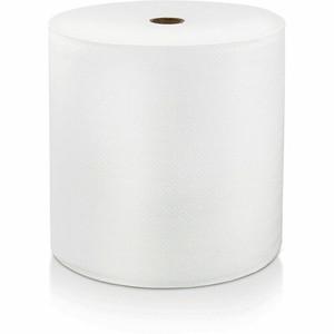 LoCor Hard Wound Roll Towels - 1 Ply - 7" Width x 1200 ft Length - Bright White - Virgin Fiber Product Image 