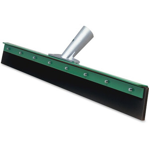 Unger AquaDozer Straight 24" Floor Squeegee - 24" EPDM Rubber Blade - Durable, Long Lasting, Heavy Duty, Sturdy - Green, Black Product Image 