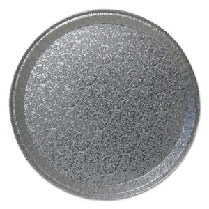 Durable Packaging Aluminum Cater Trays, Flat Tray, 16" Diameter x 0.81"h, Silver, 50/Carton (DPK16FT) View Product Image