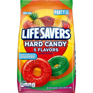 Life Savers Hard Candy - Cherry, Raspberry, Watermelon, Orange, Pineapple - Individually Wrapped - 3.12 lb Product Image 