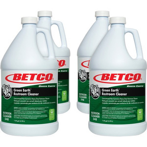 Betco Green Earth FastDraw 20 Restroom Cleaner - Concentrate - 128 fl oz (4 quart) - Citrus Floral Scent - Non-corrosive, Heavy Duty, Water Soluble - Green Product Image 