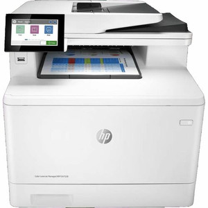 HP LaserJet Managed E47528f Laser Multifunction Printer - Color - Copier/Fax/Printer/Scanner - 27 ppm Mono/27 ppm Color Print - 600 x 600 dpi Print - Automatic Duplex Print Product Image 