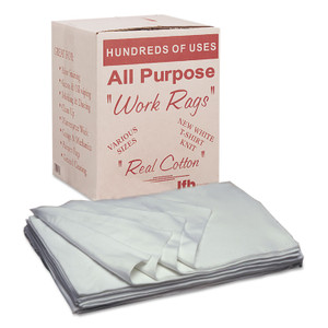 AbilityOne - Rags, Wiping, Cotton, White - (7920-01-454-1147) (7920014541147) Product Image 
