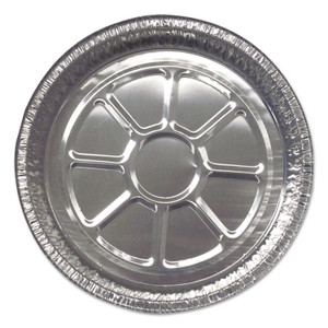 Durable Packaging Aluminum Round Containers, 25 Gauge, 44 oz, 9" Diameter x 21.94"h, Silver, 500/Carton (DPK509500) View Product Image