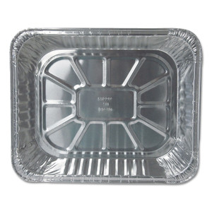 Durable Packaging Aluminum Steam Table Pans, Half-Size Deep120 oz., 2.56" Deep, 10.38 x 12.75, 100/Carton (DPK6132100) View Product Image
