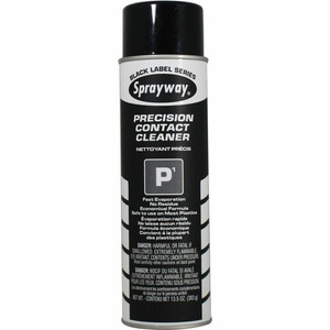 Sprayway P1 Precision Contact Cleaner - For Electrical Contact, Electronic Equipment - 13.50 fl oz - Non-corrosive, Non-staining, Quick Drying, Residue-free - Black - (CGCSW293CT) Product Image 