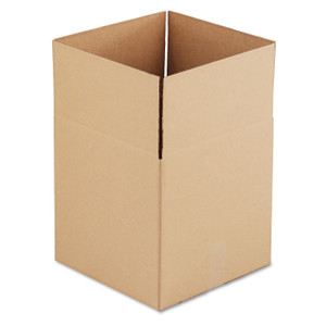 Universal Cubed Fixed-Depth Corrugated Shipping Boxes, Regular Slotted Container (RSC), 14" x 14" x 14", Brown Kraft, 25/Bundle Product Image 