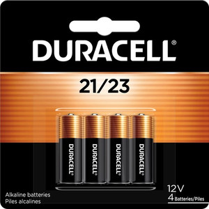 Duracell CopperTop MN21/23 Alkaline Batteries - For Car Alarm, Keyfob Transmitter, GPS Device, Remote Control, Child Locator, Motion Detector, Garage Door Opener, Door Lock, Security Device - 12 V DC Product Image 