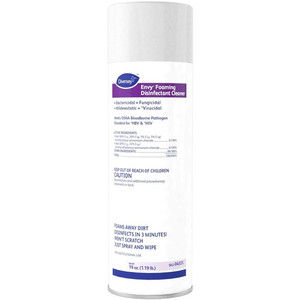 Diversey Envy Foaming Disinfectant Cleaner - Ready-To-Use - 19.01 oz (1.19 lb) - Lavender Scent - Fast Acting - White Product Image 