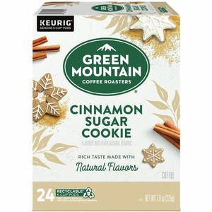 Green Mountain Coffee K-Cup, Pod Coffee - Compatible with Keurig Brewer - Regular - Light - K-Cup, Pod - Cinnamon Sugar Cookie Product Image 