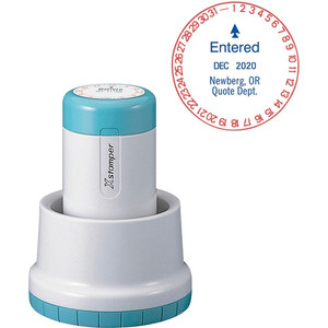 Xstamper XpeDater Rotary Custom Date Stamp - Custom Message/Date Stamp - (XSTN77) Product Image 