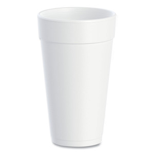 Dart Foam Drink Cups, 20 oz, White, 500/Carton View Product Image