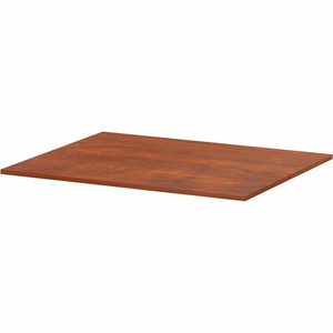 Lorell Essentials Modular Conference Tables - 1" Height x 59" Width x 47" Depth - Band Edge - Cherry Table Top - Modular, Eco-friendly - For Meeting, Office Product Image 
