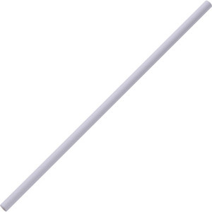 Genuine Joe Paper Straw - 0.3" Length x 0.3" Width x 7.3" Height - Paper - White Product Image 