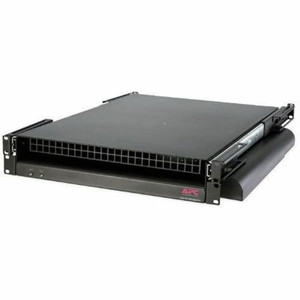 APC by Schneider Electric ACF201BLK Rack Side Air Distribution System - 260 CFM - Rack-mountable - Black - IT - Black Product Image 