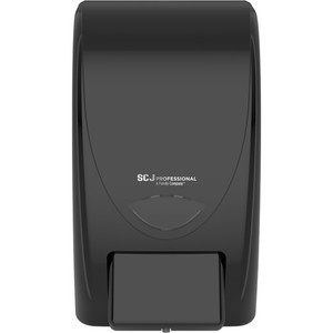 SC Johnson Proline Curve Manual Dispenser - Manual - 2.11 quart Capacity - Anti-bacterial, Wear Resistant, Durable, Push Button, Hygienic, Locking Mechanism, Wall Mountable - Black Product Image 