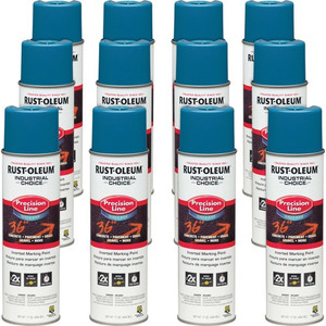 Rust-Oleum Industrial Choice Precision Line Marking Paint - 1 Color(s) - Caution Blue - 17 fl oz - (RST203031CT) Product Image 