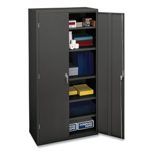 HON Assembled Storage Cabinet, 36w x 18.13d x 71.75h, Charcoal Product Image 