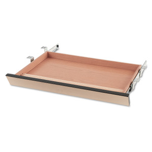 HON Laminate Angled Center Drawer, 26w x 15.38d x 2.5h, Natural Maple View Product Image