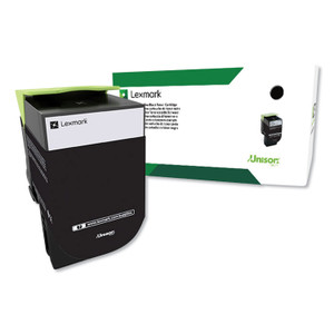 Lexmark 80C0HKG Return Program High-Yield Toner, 4,000 Page-Yield, Black, TAA Compliant Product Image 