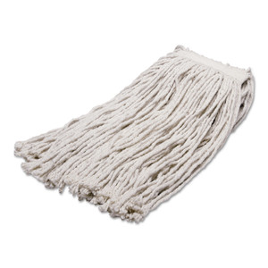 AbilityOne 7920002050425, SKILCRAFT, Cut-End Wet Mop Head, 4-Ply, 20 oz, Natural Product Image 