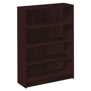 HON 1870 Series Bookcase, Four-Shelf, 36w x 11.5d x 48.75h, Mahogany (HON1874N) View Product Image