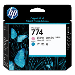 HP 774, (P2V98A) Cyan/Light Magenta Printhead View Product Image