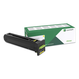 Lexmark 82K0HYG Return Program High-Yield Toner, 17,000 Page-Yield, Yellow Product Image 