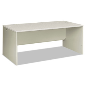 HON 38000 Series Desk Shell, 72" x 36" x 30", Light Gray/Silver (HON38934B9Q) View Product Image