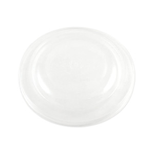 World Centric PLA Lids for Fiber Bowls, 7.5" Diameter x 1" h, Clear, Plastic, 300/Carton Product Image 
