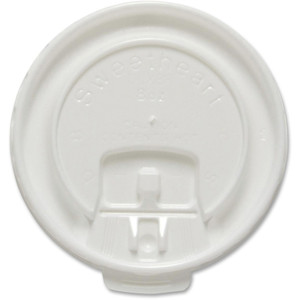 Solo Cup Company Hot Cup Lids, 8oz., 20PK/CT, White (SCCDLX8R00007CT) Product Image 