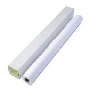 HP DesignJet Inkjet Large Format Paper, 6.1 mil, 42" x 100 ft, Coated White (HEWQ1414B) View Product Image