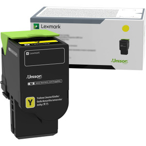 Lexmark 78C00YG Return Program Toner, 1,400 Page-Yield, Yellow Product Image 