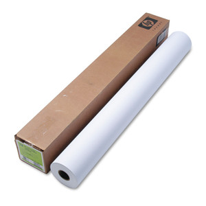 HP DesignJet Inkjet Large Format Paper, 6.6 mil, 42" x 225 ft, Coated White View Product Image