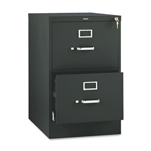 HON 510 Series Vertical File, 2 Legal-Size File Drawers, Black, 18.25" x 25" x 29" (HON512CPP) View Product Image