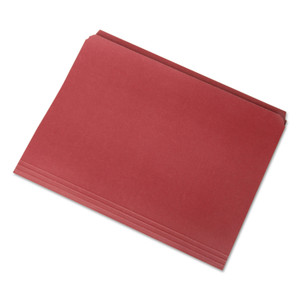 AbilityOne - Folder, File, Straight Cut, Red, Letter - (7530-01-364-9484) (7530013649484) Product Image 