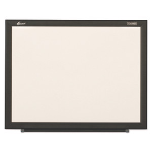 AbilityOne 7110016511293, SKILCRAFT Non-Magnetic Melamine Dry Erase Board, 24" x 18", White Surface, Black Aluminum Frame Product Image 