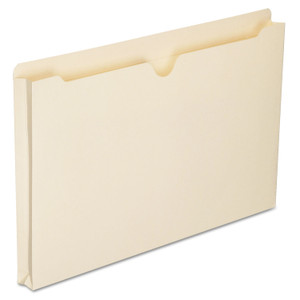 AbilityOne - File Jackets, Legal, Manila, Straight Tab Cut, 1" Expansion - (7530-01-632-1019) (7530016321019) Product Image 