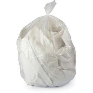 Heritage Eco Blend Max Can Liners - 44 gal Capacity - 38" Width x 50" Depth x 1.50 mil (38 Micron) Thickness - Low Density - Clear - Linear Low-Density Polyethylene (LLDPE), Resin Product Image 